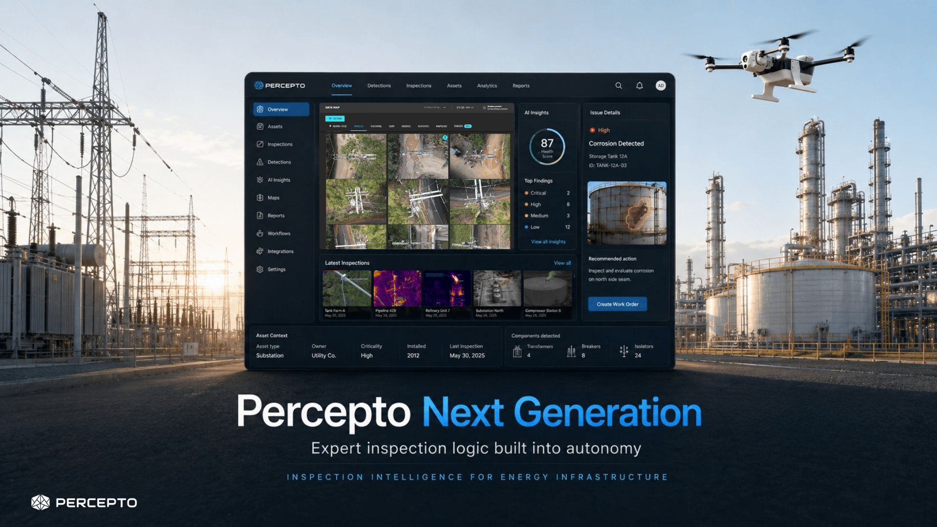 Percepto industrial inspection product